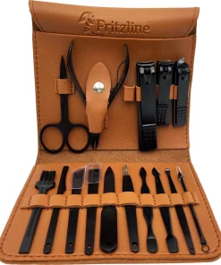 Fritzline© Professionele Manicureset 16-delig - Nagelset Incl. Nagelvijl & Nagelknipper