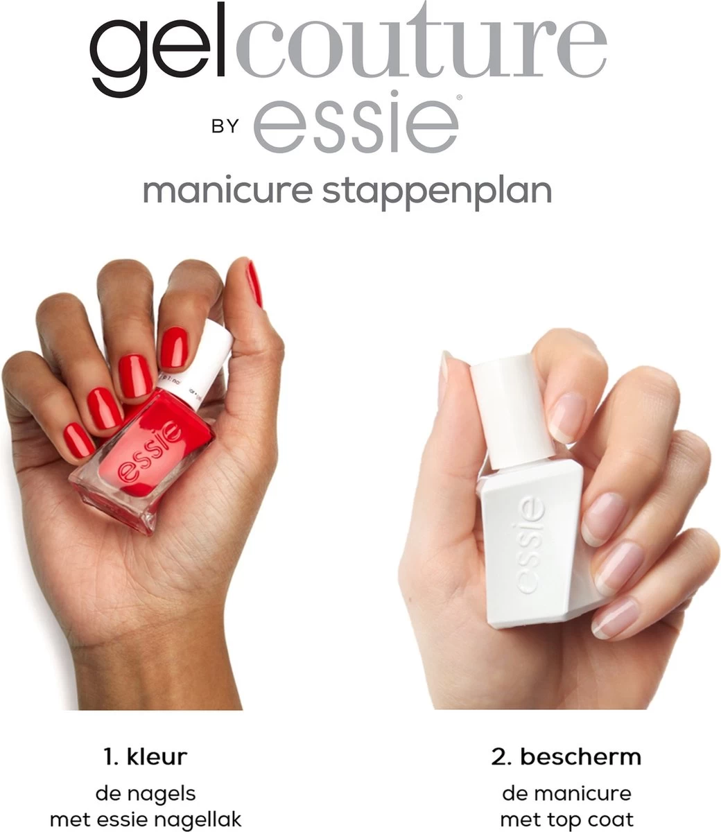 Essie Gel Couture - 210 On The List - Oranje - Glanzende Nagellak Met Gel Effect - 13,5 Ml - Afbeelding 5