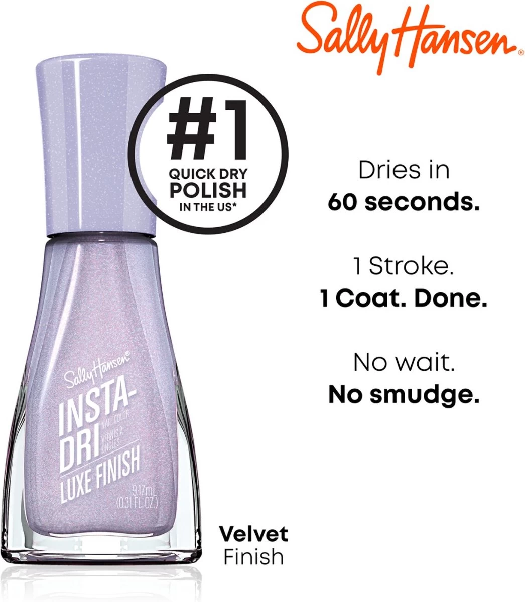 Sally Hansen InstaDri Nagellak 065 Lavish Lilac - Afbeelding 3