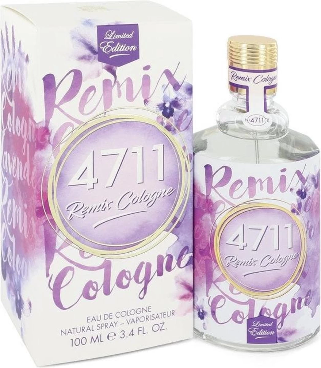 4711 Remix Collection Lavender Eau De Cologne Spray 100 Ml - Afbeelding 2