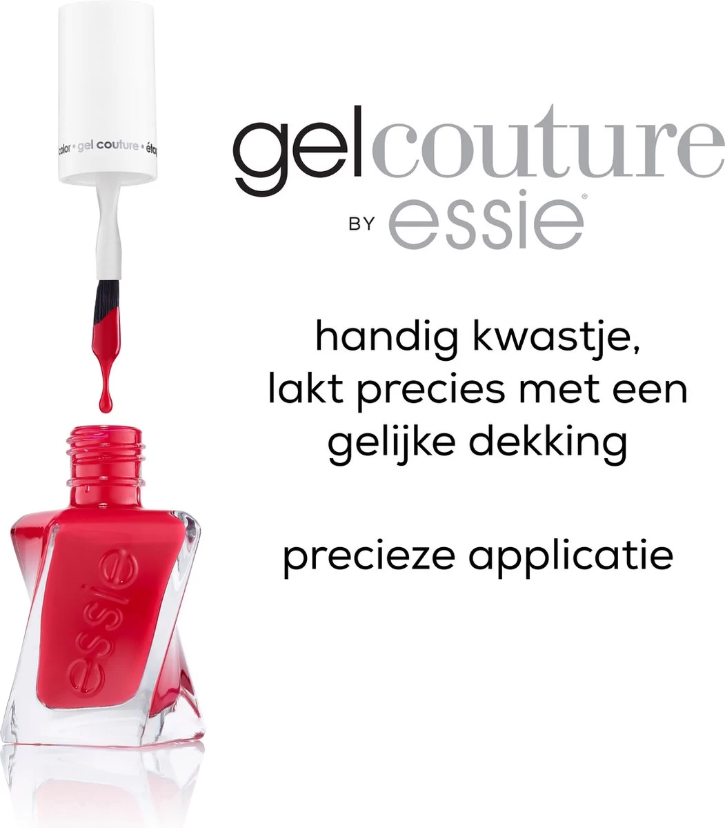 Essie Gel Couture - 210 On The List - Oranje - Glanzende Nagellak Met Gel Effect - 13,5 Ml - Afbeelding 11