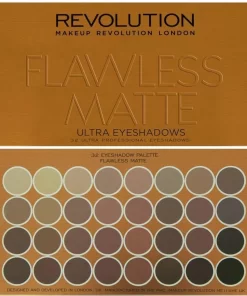 Makeup Revolution Flawless Matte - Ultra Eyeshadows - Oogschaduw Palette - 32 Kleuren