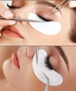 Merkloos EyePads - 100 Stuks (50 Paar) - Oogkussens - Wimperextensions - Make Up - Gel Pads - Wimper Sticker - Lashes - Groot - 50 Paar