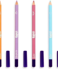Makeup Revolution X Bratz Kohl Liner Set - Eyeliner/Oogpotlood Set - Pastel Lila, Roze, Oranje & Blauw