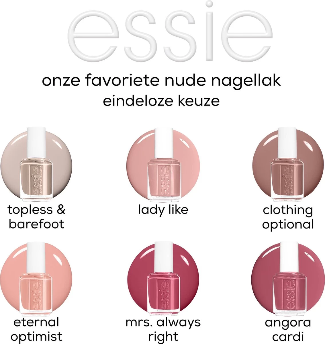 Essie Glanzende Nagellak - 101 Lady Like - Roze - 13.5 Ml - Afbeelding 6