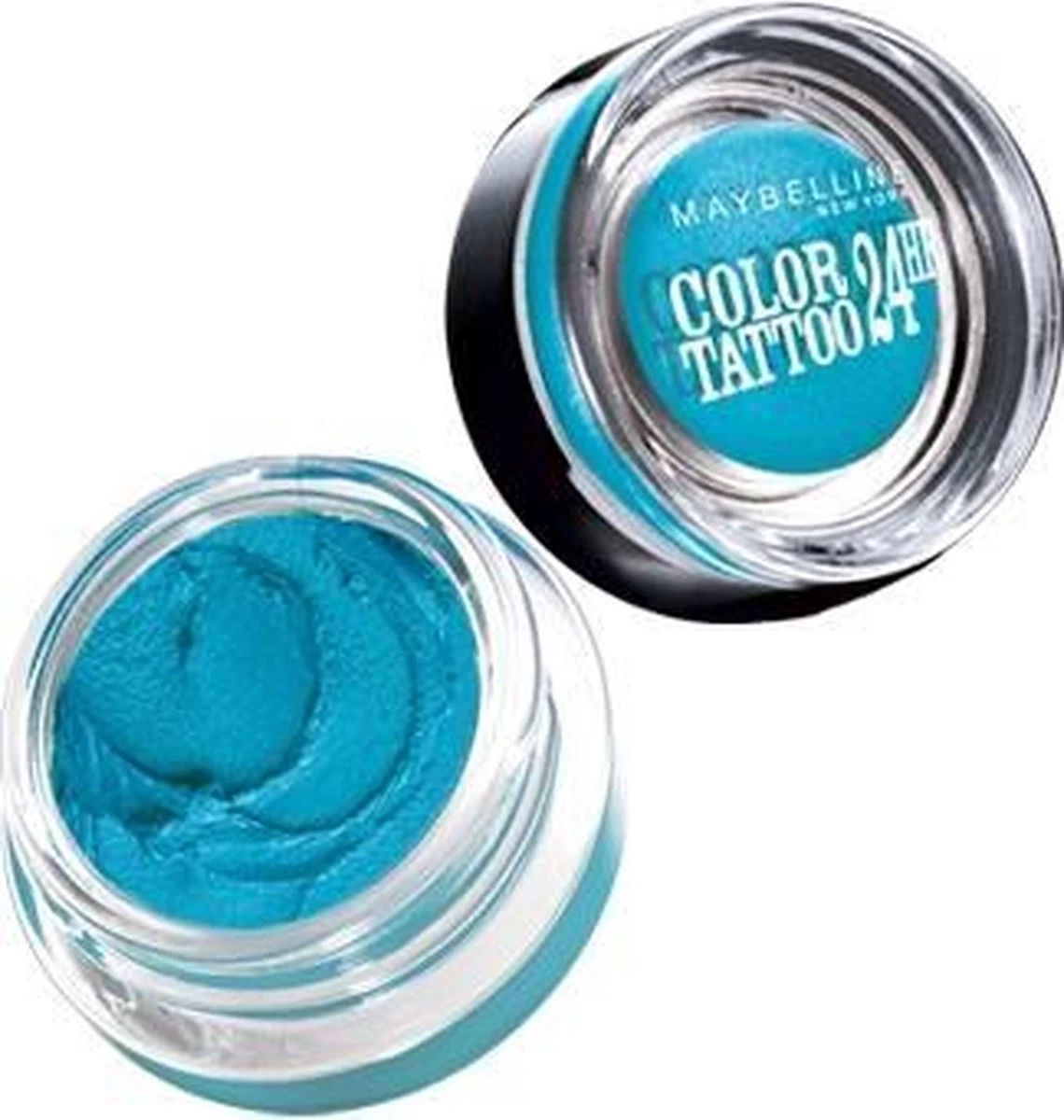 Maybelline Color Tattoo 24H - 20 Turquoise Forever - Blauw - Oogschaduw - Afbeelding 2