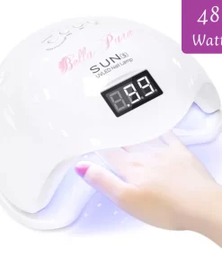 Bella Pure 48W Nageldroger - Vinger- En Teennagels - Bewegingssensor En Timer - 24 LED's