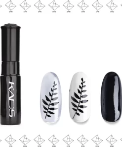 Merkloos EPIN | Stempel Nagellak | Nagellak Voor Stempel | Nail Art | 10 ML | ZWART