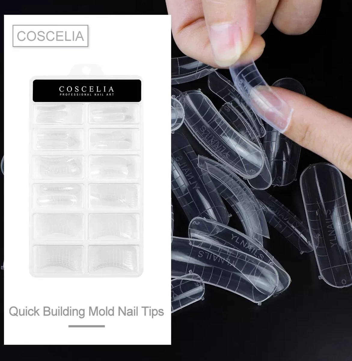 Royala POG4 Professionele Poly Gel Kit – Premium Quality – 8 Kleuren Polygel - Dual Molds Nagelvormen - Polygel Pakket - Topcoat Basecoat - Incl. 36 Watt LED Nageldroger - Poly Acryl Nagels - Nail Art Pakket - Starterspakket - Gel Lak - Afbeelding 16