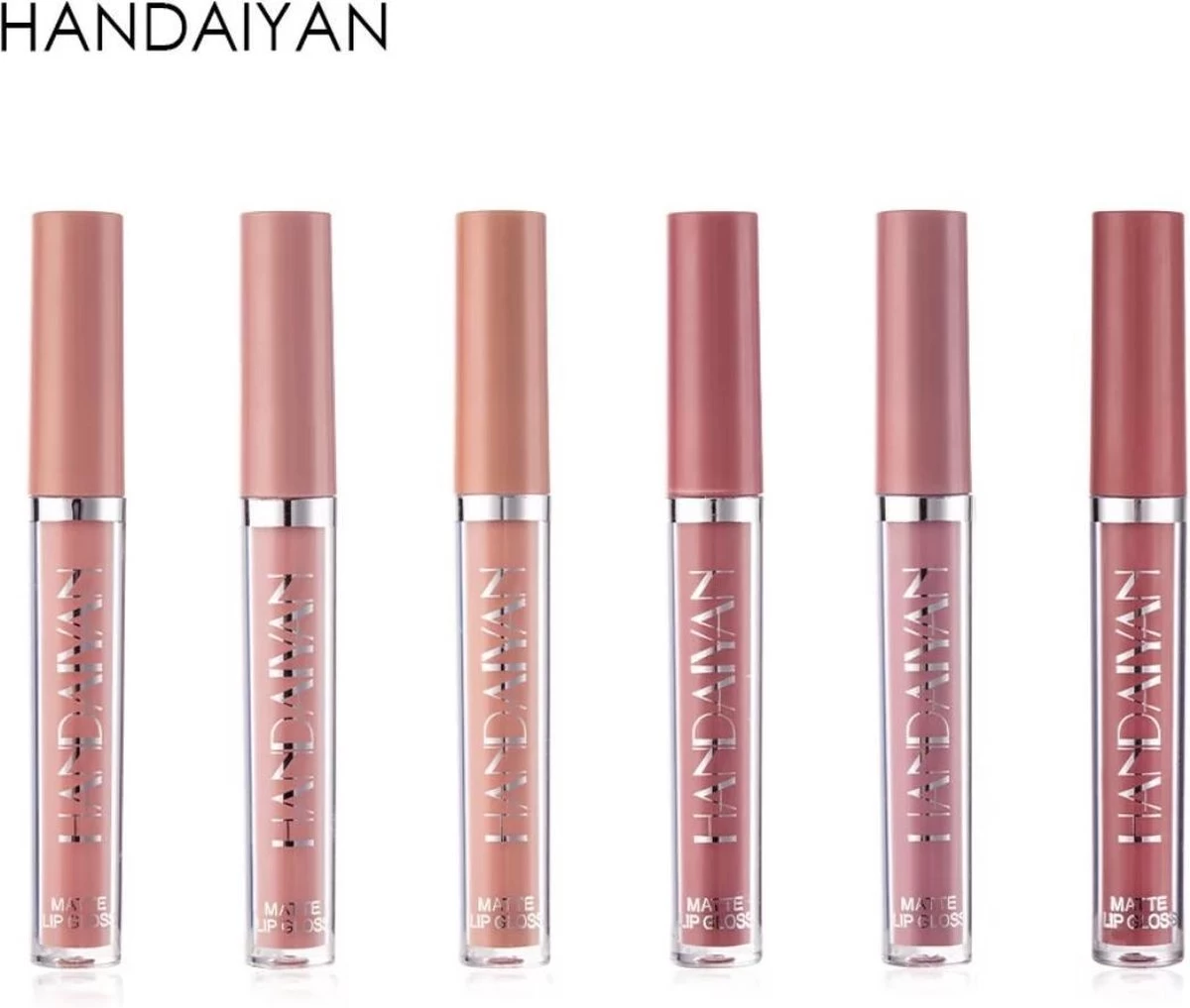 HANDAIYAN® | Liquid Lipsticks | Set Van 6 | Matte Lippenstift | Vloeibare Lippenstift | Waterproof | Make Up Set | Geschenkset | Giftset | Lipstick | Lippenstift | Lipgloss | Lip Gloss - Afbeelding 7