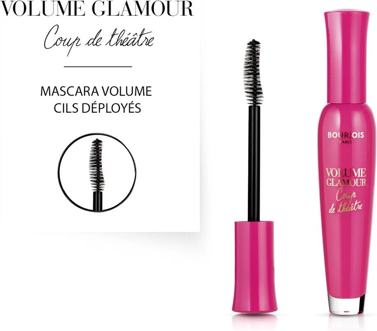 Bourjois Volume Glamour Coupe De Theatre Mascara - Black - Afbeelding 8