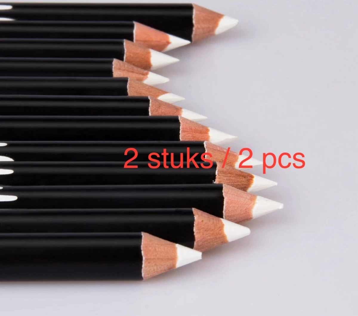 Witte Soft Eyeliner - 2 Stuks - Zachte Eyeliner - White Eyeliner - 2 Pieces - - Afbeelding 3