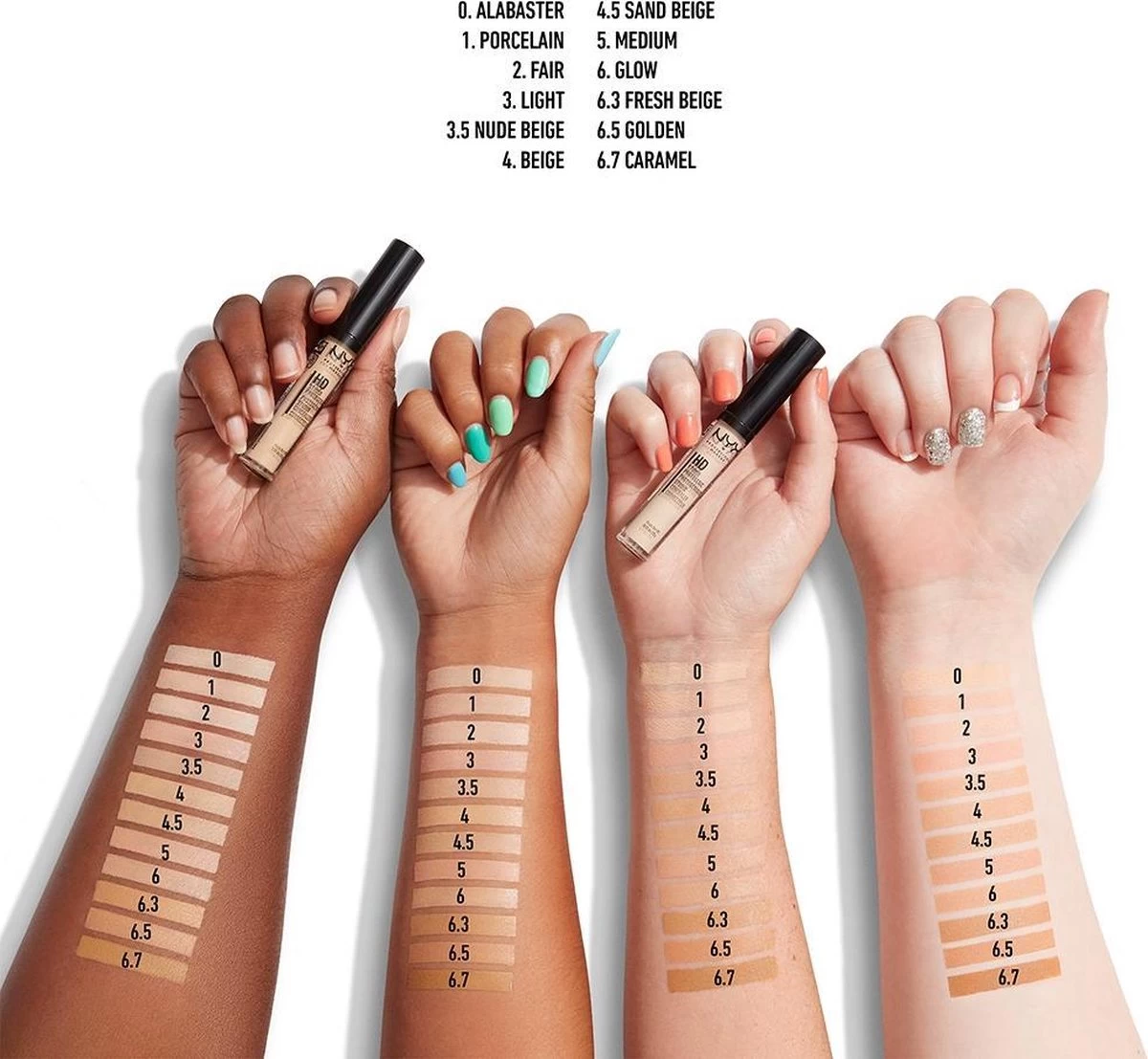 NYX Professional Makeup HD Photogenic Concealer Wand - Fair CW02 - Concealer - 3 Gr - Afbeelding 4