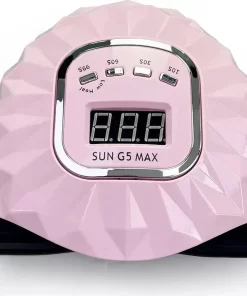 2023 Nageldroger - 200W/45 LEDs - Nagellamp - Nieuw Nageldroger - G5 Roze - Manicure/Pedicure Handen En Voeten - Gellak - Gelnagels - Acrylnagels - Top Coat - Matte Top Coat - Led Nagellamp - Uv Nagellamp - Nagels - Nagellak Droger - Tafellamp