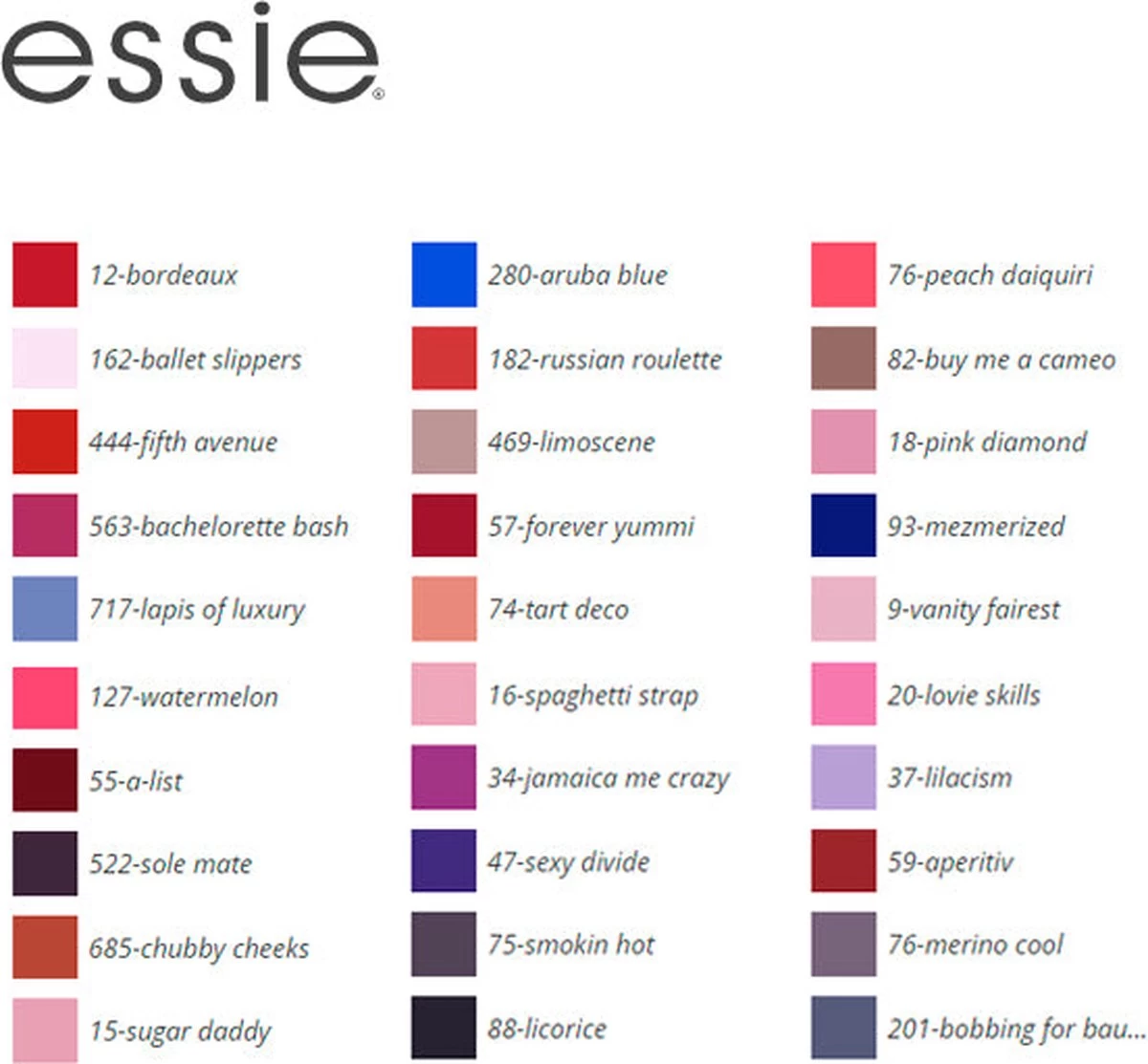 Essie Glanzende Nagellak - 101 Lady Like - Roze - 13.5 Ml - Afbeelding 17