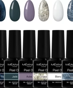 Méanail - Gellak Peel Off - Cruelty Free - 6 X 8ml - Gel Nagellak - Mystery