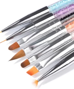 Acrylpenselen- 7 Stuks - Nagel Decoratie - Acrylnagels - Arcyl Penselen - Acryl - Nagels - Polygel - Penselen - Nagellak - Gelnagels - Gereedschap - Nagelstyliste - Gellak - Nagelgereedschap - Schoencadeautje