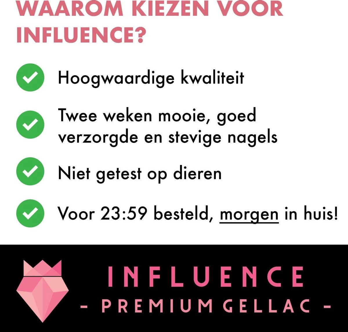 #ROSECATEYESERIE - Influence Gellac - Gellak - Gellak Paars UV - UV Gellak - Gel Nagellak - Basecoat - Topcoat - Topcoatmat - No Wipe - Startersset - Kado Vrouw - Valentijns Cadeau - Kado Voor Haar - 4 X 10 Ml - Magneet - Afbeelding 2