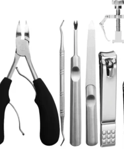 XYZ Goods - 7-delige Manicure Set - Speciaal Voor Ingegroeide Teennagel En Kalknagel - Inclusief Etui