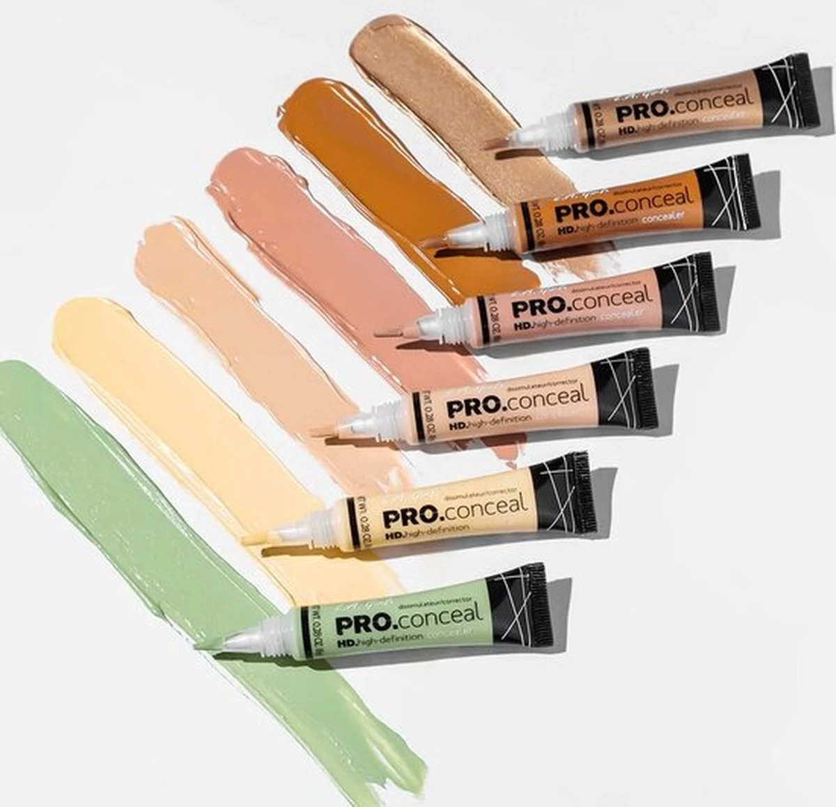 L.A. Girl - HD Pro Concealer - GC995 - Light Yellow - Corrector - Geel - Lichte Tot Medium Huid - Cruelty Free - 8 G - Afbeelding 4