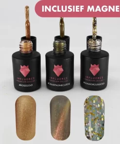 Merkloos Influence Premium Gellac #GOLDSERIE - 3-kleuren - Inclusief Magneet