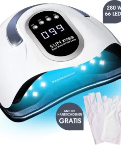 UV Lamp Gelnagels - 280 Watt - Gellak Lamp - Nagellamp - Nageldroger