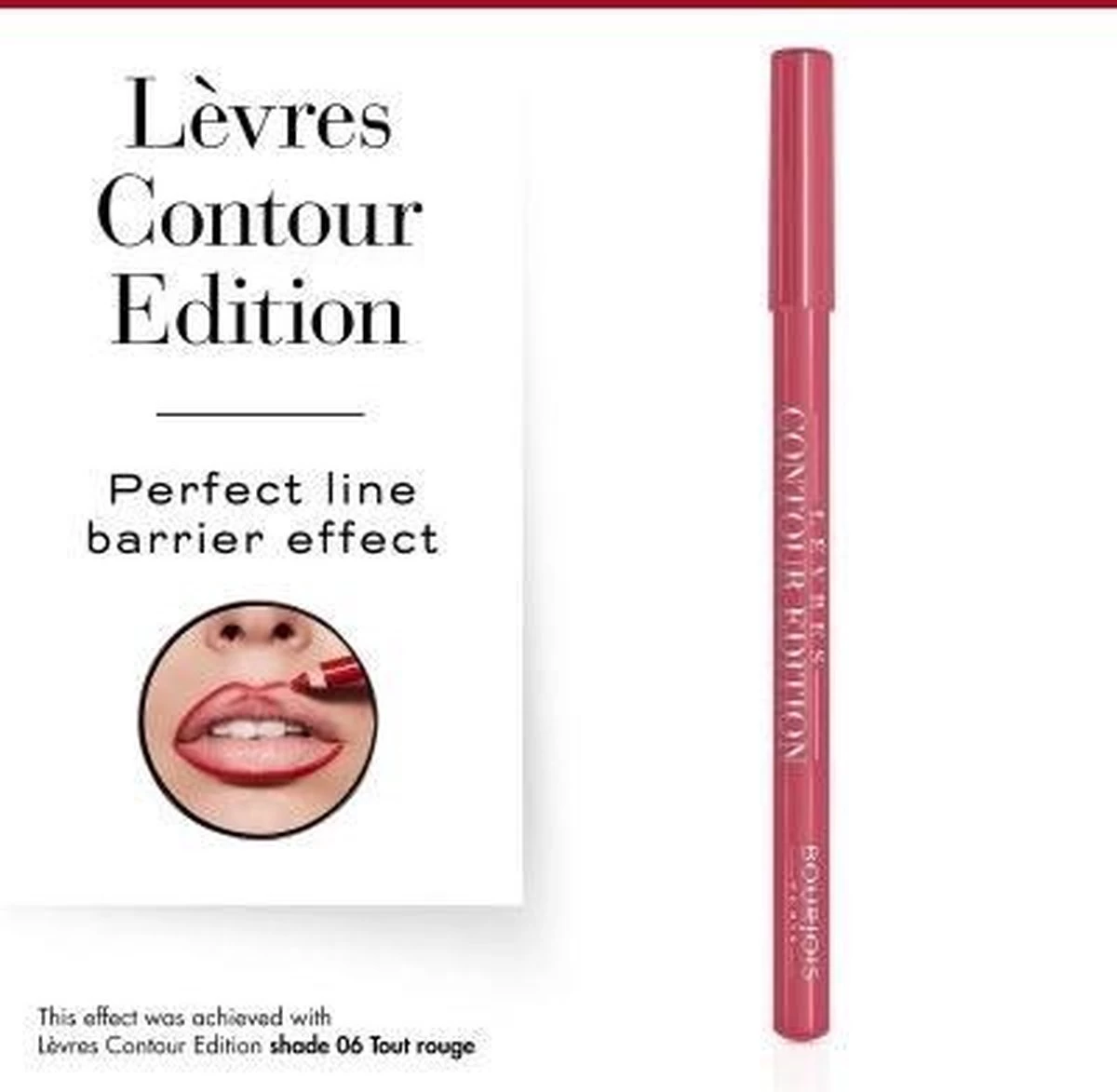 Bourjois - Levres Contour Edition Lip Liner Contour Lip Pencil 1,14 G 02 Cotton Candy - - Afbeelding 2