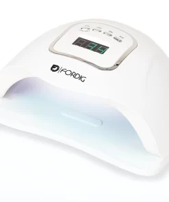 ForDig 80W Professionele Nageldroger Voor Gel Nagels - Nagellak Droger Met UV LED Lamp En Timer Voor Gelnagels - Nageldrogerlamp Met 45 LED Lampjes Voor Nagel Gellak - Geschikt Voor Manicure En Pedicure - Nagellakdroger Hard Gelpolish Builder