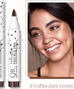 Palm QIC Freckle Pen - Sproetjes Pen - Freckle Pen - Freckles - Donker Bruin - (Gratis Levering)