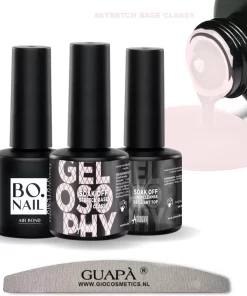 GUAPÀ® BIAB Builder Gel In A Bottle | BIAB Nagellak | Gelnagels Starterspakket | Nagellak | Gellak Pink | Builder Gel | Primer | Top Gel | 7 Ml Classy