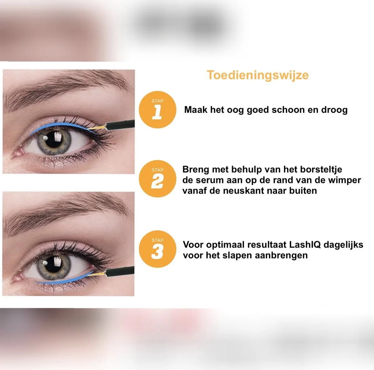 Wimperserum 5ml - Lash Lift - Eyelash - Wimperlifting - LashIQ- Wimper Serum- Wimperserum Groei - Afbeelding 3