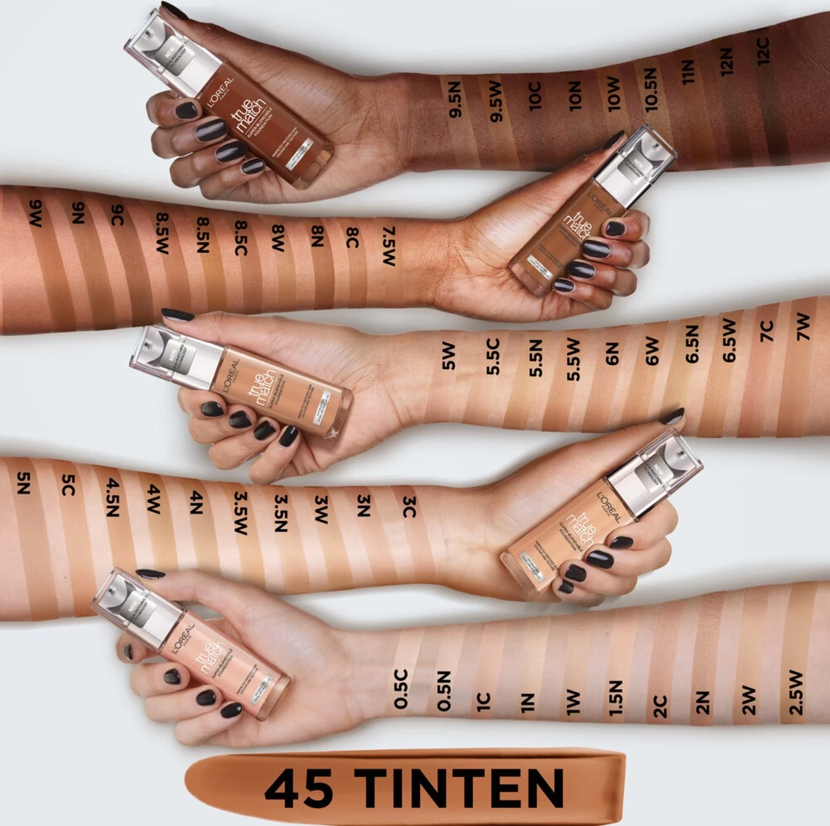 L’Oréal Paris - True Match Foundation - 7.R/C - Natuurlijk Dekkende Foundation Met Hyaluronzuur En SPF 16 - 30 Ml - Afbeelding 5