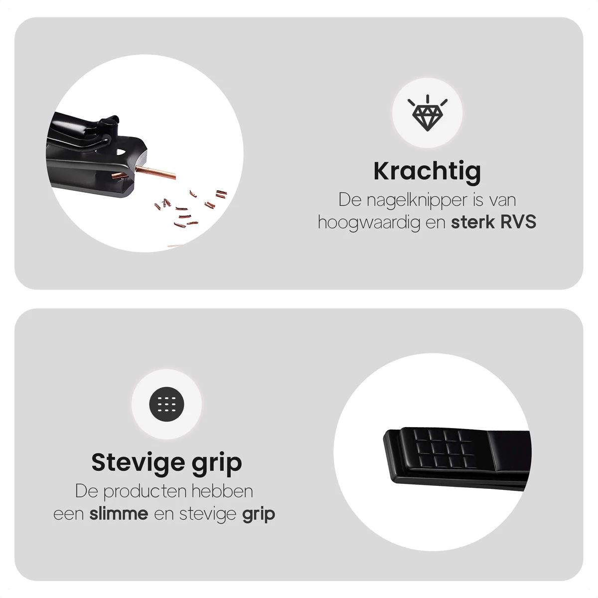 Nagelknipper En Nagelvijl - -Pedicureset - Voordeelverpakking - Hoogwaardig RVS - Nageltang - Afbeelding 8