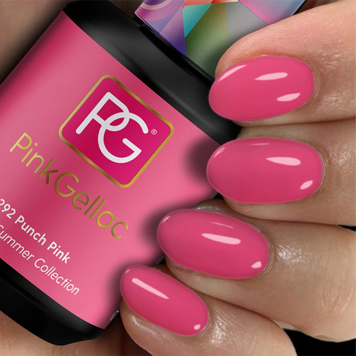 Pink Gellac - Punch Pink - Gellak - Vegan - Roze - Glanzend - 15ml - Afbeelding 4