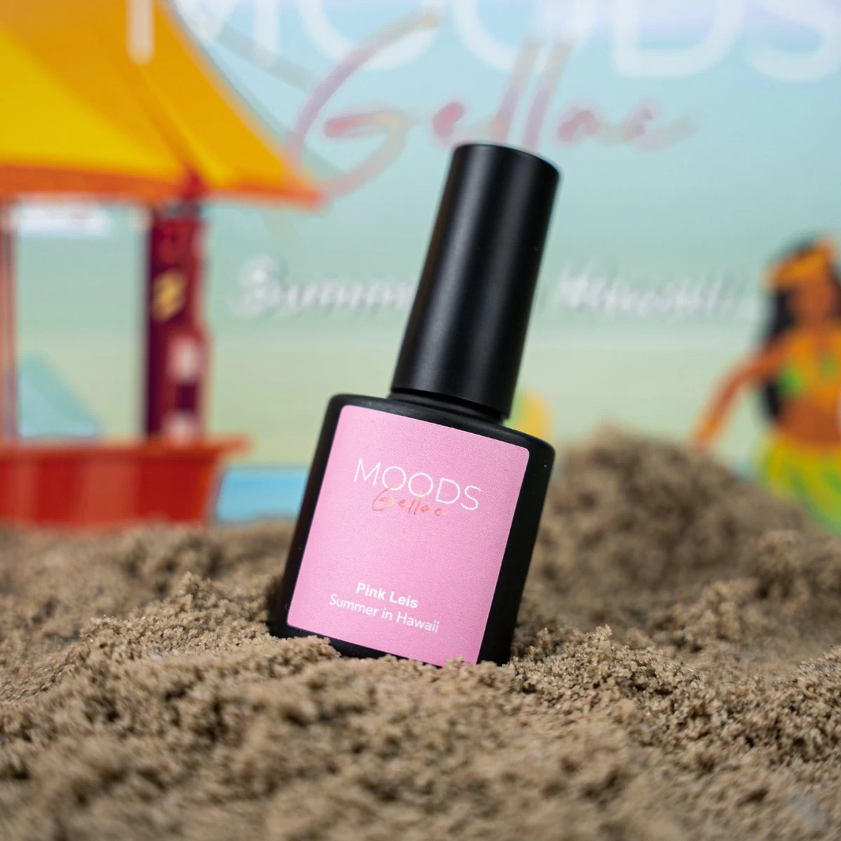 Moods Gellac - Pink Leis - Gellak - Zomers Roze - 15ML - Afbeelding 3