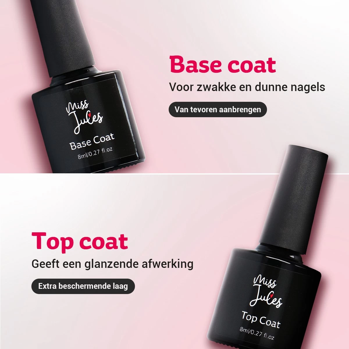 Miss Jules® Luxe Complete Polygel Kit - Polygel Nagels Starterspakket - 3 X 30 ML - Perfecte Combinatie Gellak & Acryl - Inclusief Instructievideo (NL) - Afbeelding 3