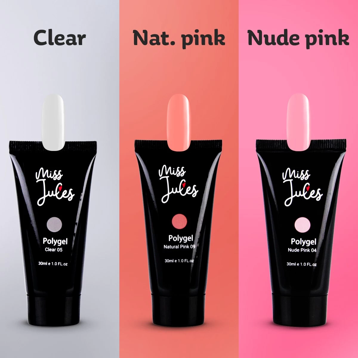 Miss Jules® Luxe Complete Polygel Kit - Polygel Nagels Starterspakket - 3 X 30 ML - Perfecte Combinatie Gellak & Acryl - Inclusief Instructievideo (NL) - Afbeelding 9