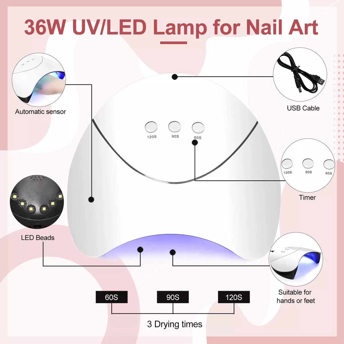 Royala POG4 Professionele Poly Gel Kit – Premium Quality – 8 Kleuren Polygel - Dual Molds Nagelvormen - Polygel Pakket - Topcoat Basecoat - Incl. 36 Watt LED Nageldroger - Poly Acryl Nagels - Nail Art Pakket - Starterspakket - Gel Lak - Afbeelding 20