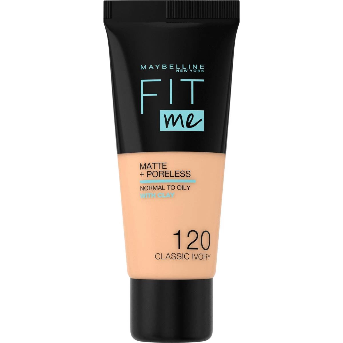 Maybelline Fit Me Matte & Poreless Foundation - 120 Classic Ivory