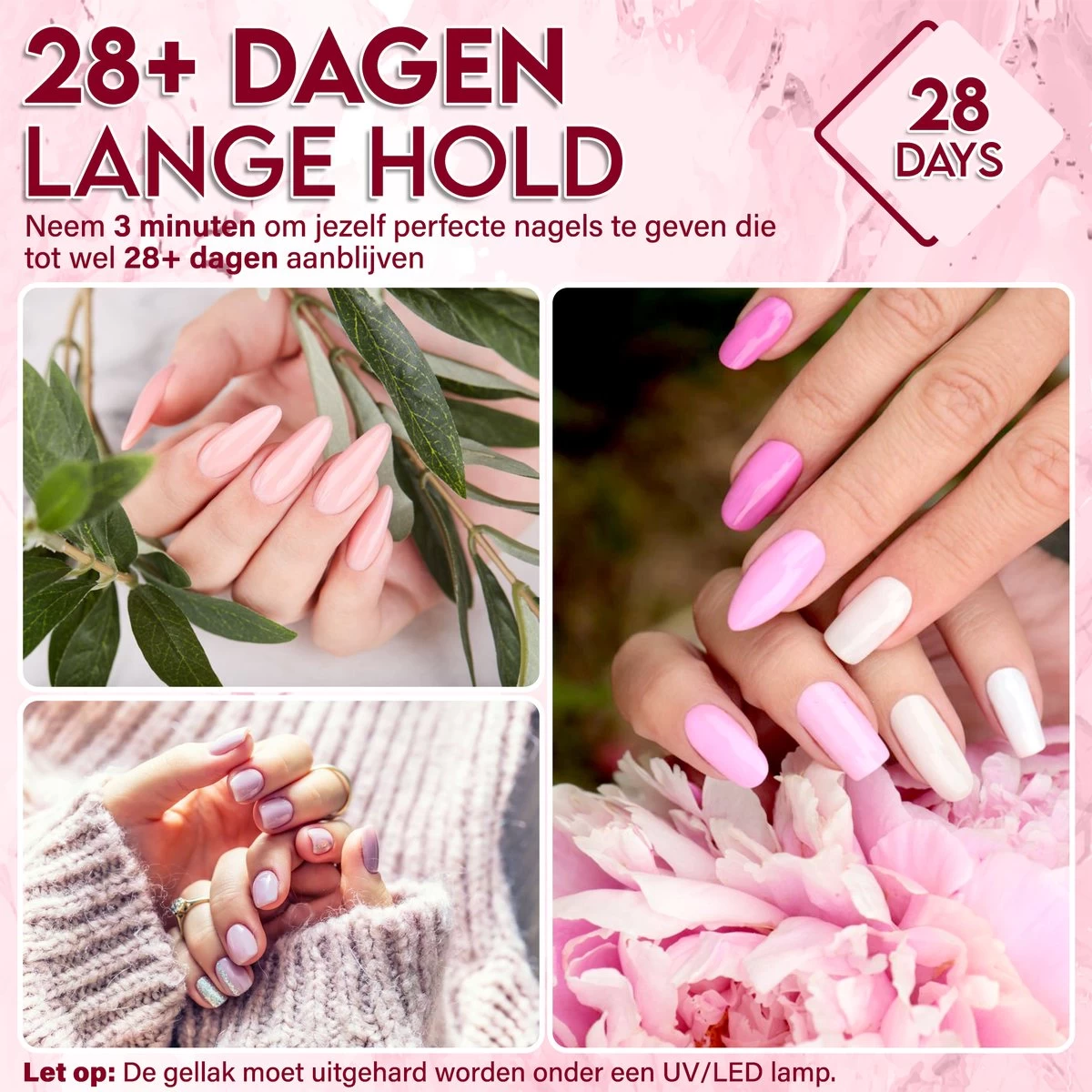 Luneya Gellak - Timeless Florals Edition - 6-Delige Gellak Starterspakket - Gel Nagellak - Afbeelding 10