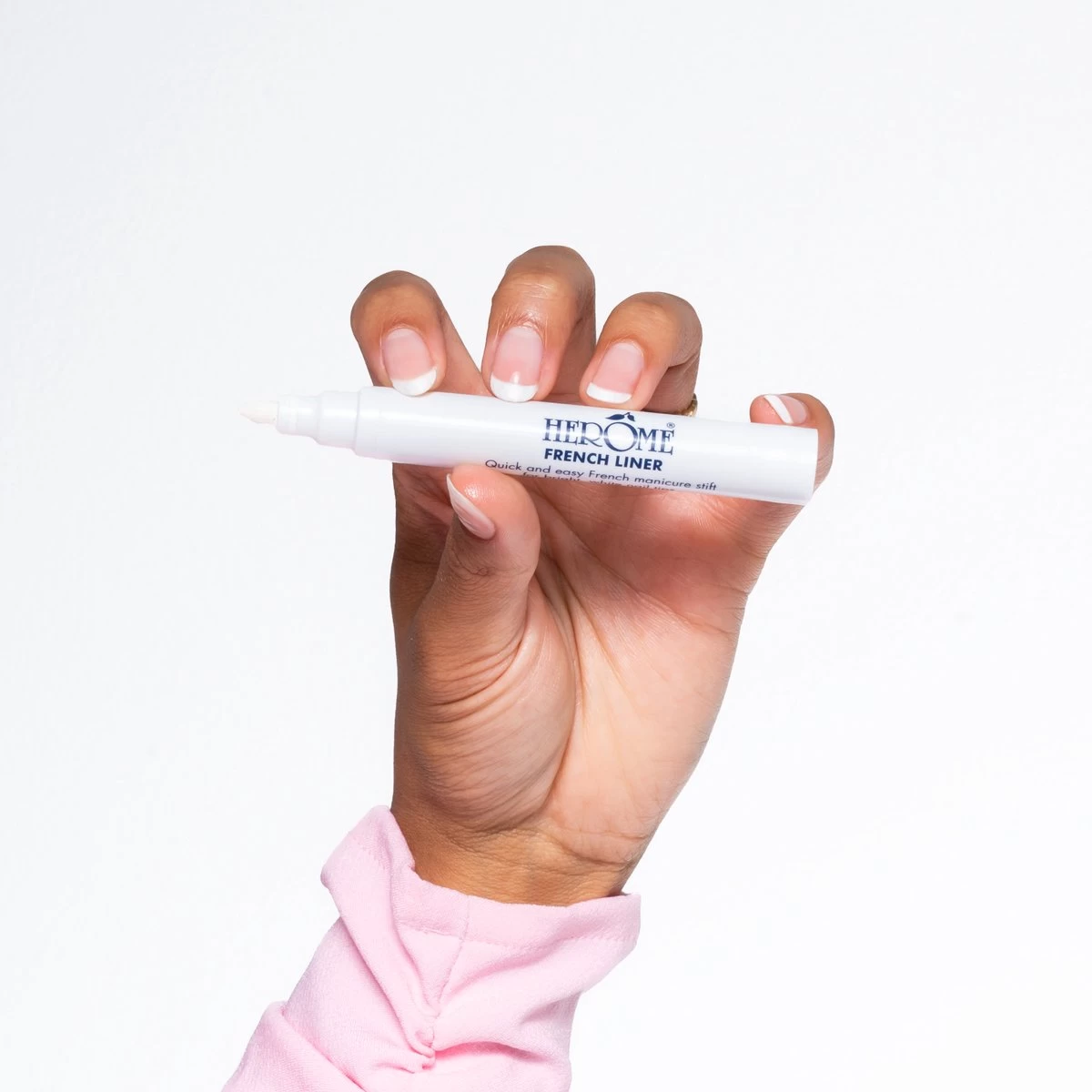 Herome French Liner - Manicurestift - Creëer Witte Nagelranden In Een Handomdraai - 5ml. - Afbeelding 8
