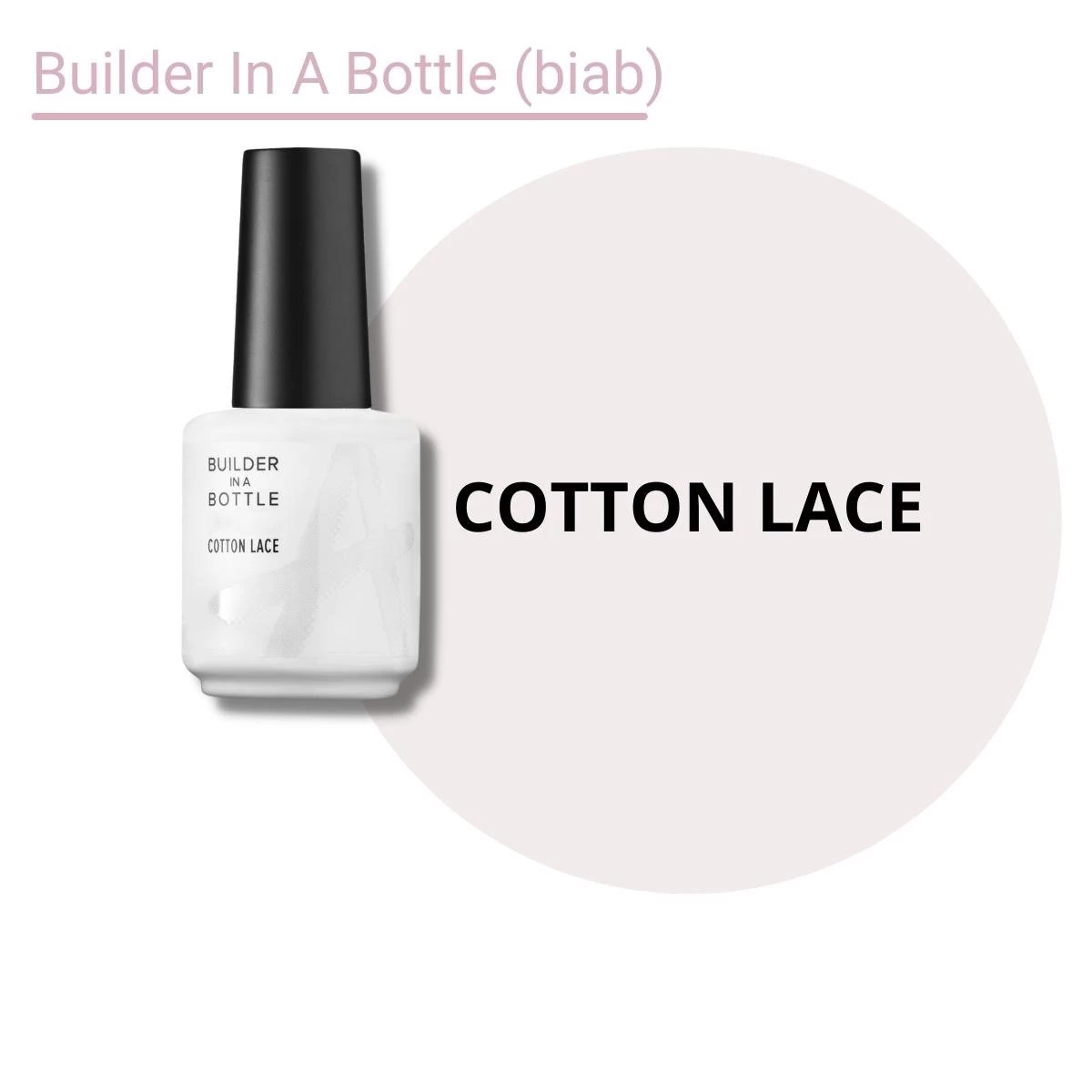 GUAPÀ® BIAB Builder Gel In A Bottle | BIAB Nagellak | Gelnagels Starterspakket | Nagellak | Gellak Nude | Builder Gel | Biab | 15 Ml Cotton Lace - Afbeelding 5