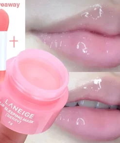 Mini Laneige Lip Sleeping Mask Lipmasker + Brush