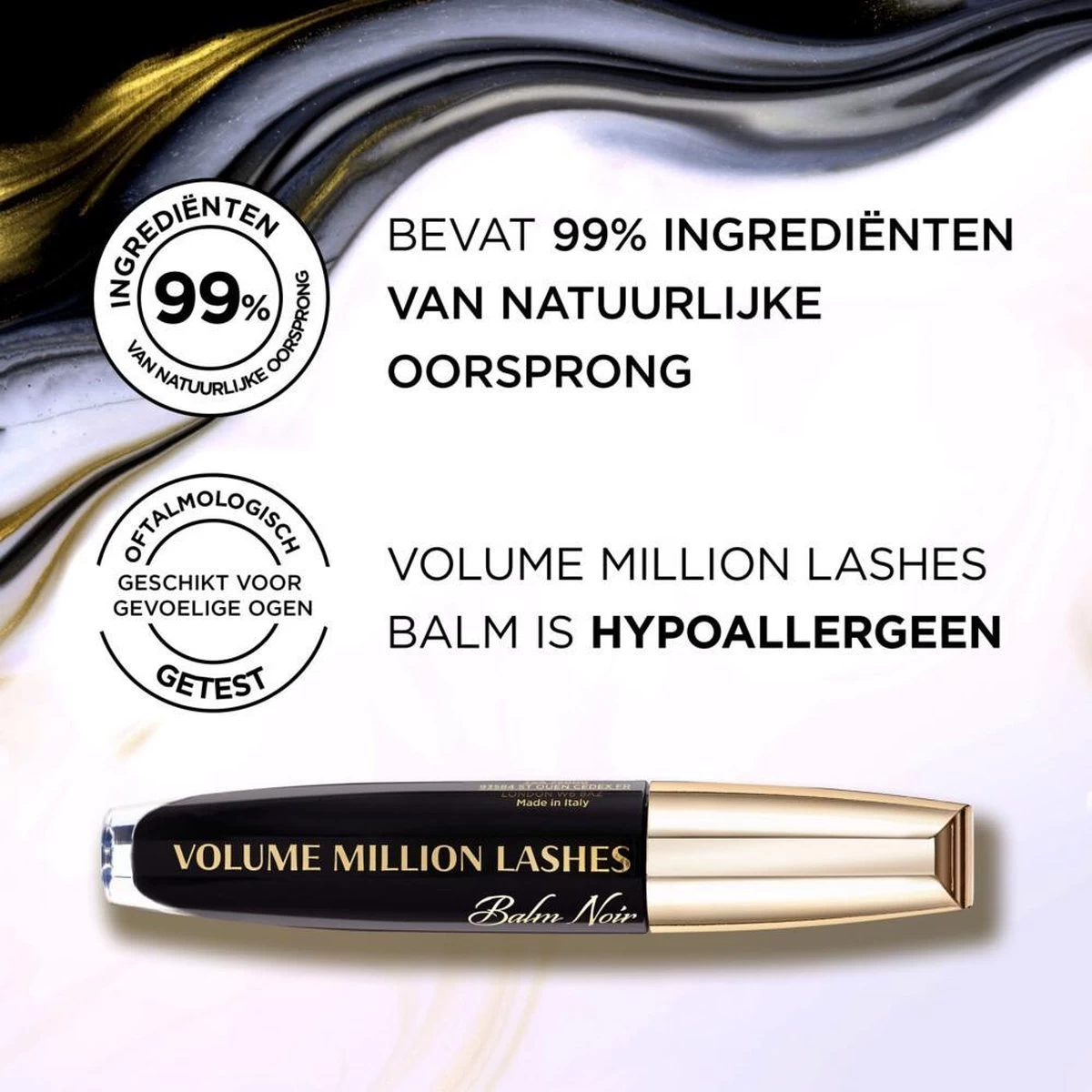 L’Oréal Paris - Volume Million Lashes Balm Noir - 01 Black - Zwart - Volume Mascara - 8.9 Ml - Afbeelding 3
