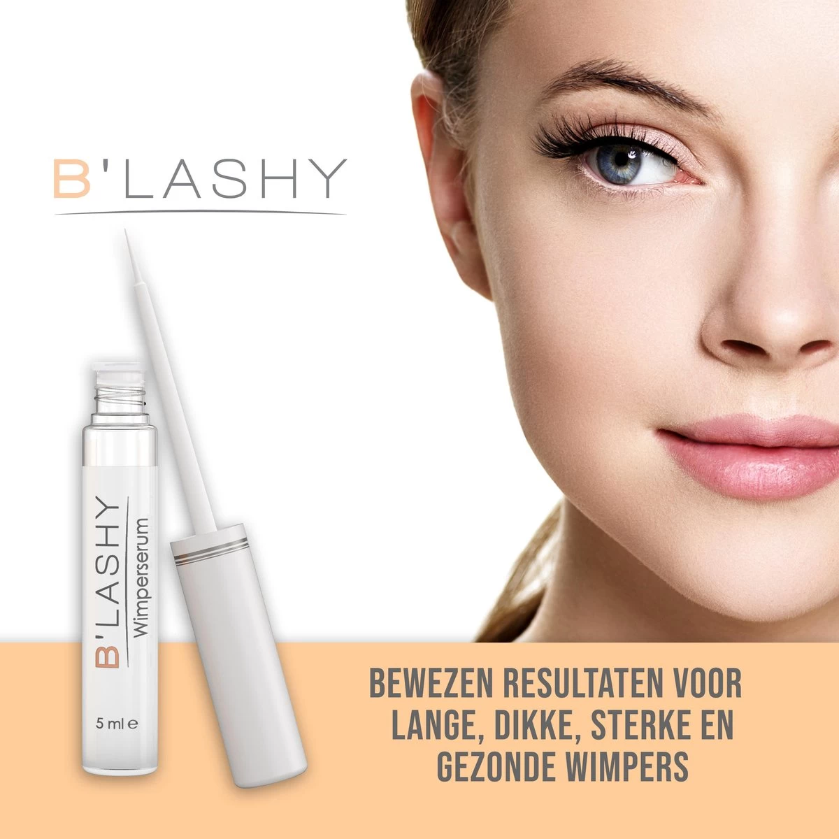 B’LASHY® Wimperserum - Wimper Groeimiddel - Wimper Serum Voor Sterke, Lange En Volle Wimpers - 5 Ml - Afbeelding 12