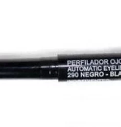 Leticia Well – Black/Zwart Oogpotlood En Lippotlood Draaibaar Zacht / Automatic Eyeliner Lipliner Soft – Nummer 33290 - 1 Stuks