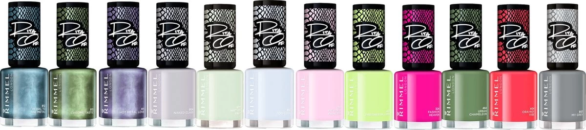 Rimmel London 60 Seconds Supershine By Rita - 451 Partner In Lime - Nagellak - Afbeelding 3