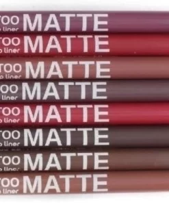 Leticia Well – Matte Tattoo Lippotlood / Lipliner – Rood / Hot Red - Nummer 11652 - 1 Stuks