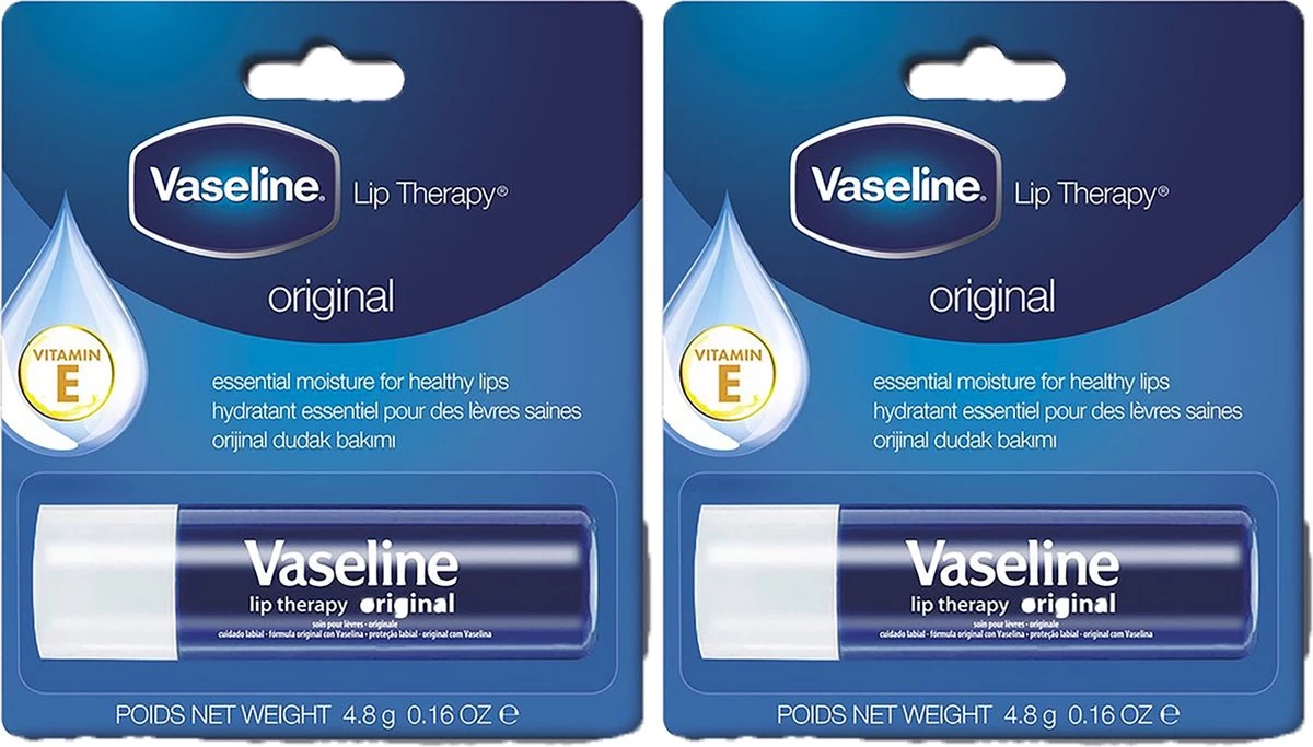 Vaseline® Vaseline Original Lippenbalsem Transparant 2x4 G