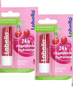 Labello Cherry Shine Lippenbalsem - 4 Balsems